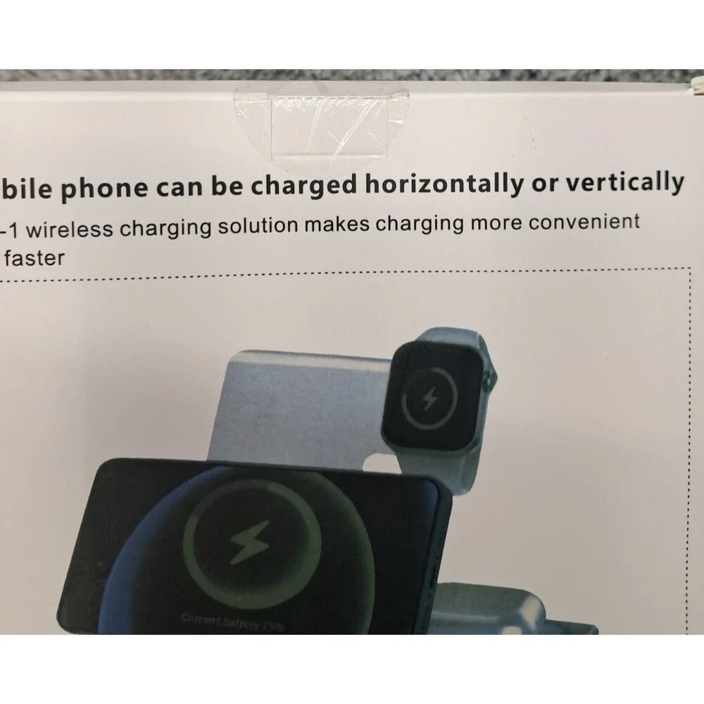 New Wireless Charger Charging Station Foldable For Apple Watch Air Pods iPhone